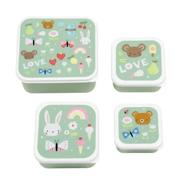 A Little Lovely Company Lunch & Box Set Joy 4s