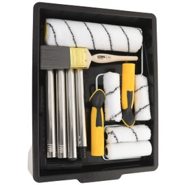 Coral 10505 Easy Coater Paint Roller Brush Set with Extension Pole 10 Piece Pack Set