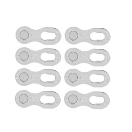 12 Speed Quick Link, 4 Pairs Bike Chain Quick Links Cycle Chain Missing Link Quick Release Chain Link for 12 Speed Chain (Silver)