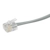 C2G 02973 RJ11 6P4C Straight Modular Cable, Silver (25 Feet,