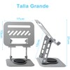 Eynshoo Soporte para Tablet Multiangulo Giratorio 360, Plata