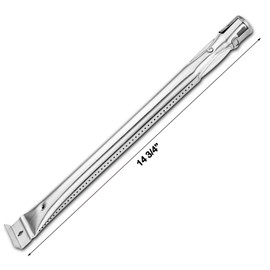 Hisencn Replacement Repair Parts Compatible with Kenmore 146.23678310, 146.23679310, 640-05057371-6, 640-05057373-6 Gas Grills Models, 3 Packs Stainless Steel Grill Burner, Heat Plates Tent Shield