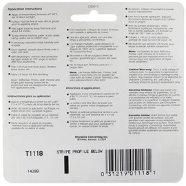 Trimbrite T1118 1/8 Pinstripe Tape Red