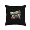 Cool Morning Kick Speech Costume Throw Pillow