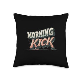 Cool Morning Kick Speech Costume Throw Pillow