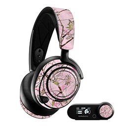 MightySkins Glossy Glitter Skin Compatible with SteelSeries Arctis Nova Pro - Conceal Pink | Protective, Durable High-Gloss Glitter Finish | Easy to Apply, Remove, and Change Styles | Made in The USA