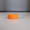 Knot Theory Orange Silicone Ring Men - Size 9 Step