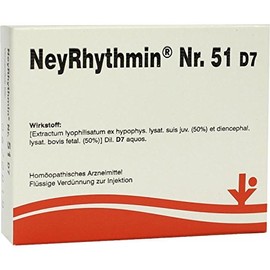 NEYRHYTHMIN No. 51 D 7 Ampoules 5 x 2 ml