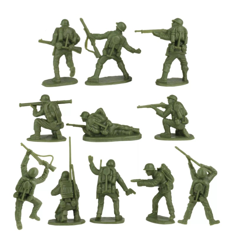 BMC WW2 D-DAY Plastic Army Men German BUNKER Soldier Figure