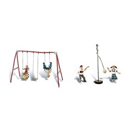 Playground Fun (Swing Set, Tetherball & 5 Figures)