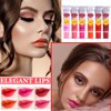 6 Colors Tattoo Lip Stain,Magic Matte Peel Off Lip Gloss