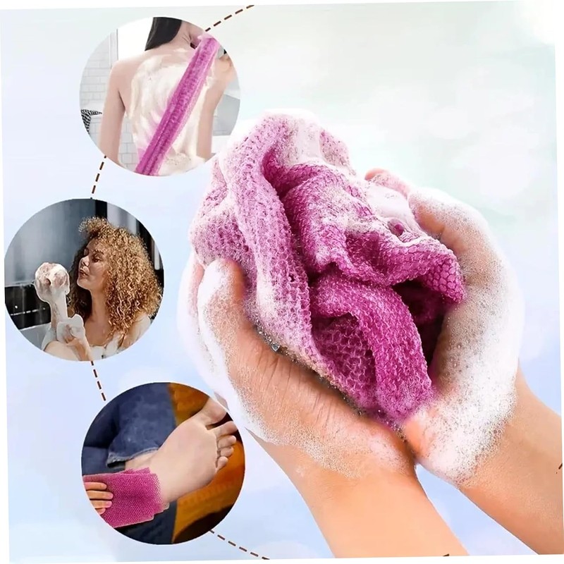 Esponja de red africana exfoliante Hotainoys 12.0 x 32.1 in