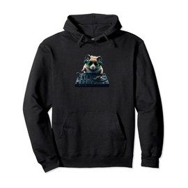 Hamster DJ Pullover Hoodie