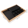 Stackable Jewelry Tray Organizer 3 Purpose Storage Cabinet Drawer Display