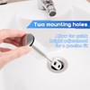 Enhon 2 Hole Pop Up Stoppers, Chrome Bathroom Sink Stopper