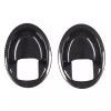 BEBECAR Carbon Fiber ABS Door Handle Bezel Trim COver Fits