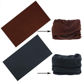 Unisex Seamless Multifunctional Headwear Bandana Scarf - Elastic Tube Magic Headband Gaiter Balaclava Snood Face Mask UV Residence, yellow