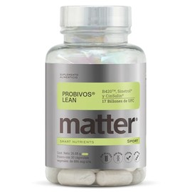 Matter Probivos Lean, Suplemento Probioticos con B420, 17 Billones UFC, Sinetrol, CinSulin y L. acidophilus NCFM, Apoyo al Metabolismo, Microbiota y  