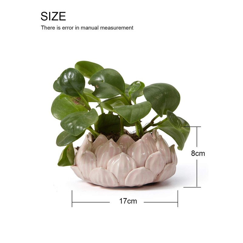 SEINHIJO Indoor Planter Ceramic Pot Flower Gifts Succulent Cacuts Decor