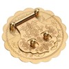 Brass Hasp Buckle Lock Retro Design 8cm Diameter Rust Resistance