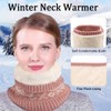 Tgirls Winter Neck Warmer for Women Neck Gaiter Snowflake Thick