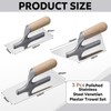 Lasnten 3 Pcs Venetian Art Paint Plaster Trowel Set