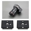 2Pcs Quick Release Plate with 1/4'' Srew Compatible with Manfrotto