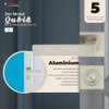 domino QUBIK-QR M9 Toilet Door Handle Set with Square Rosettes