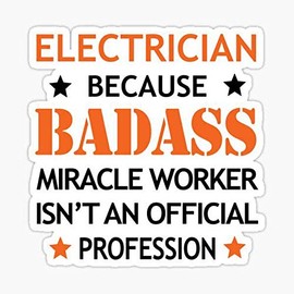 3 pcs Electrician Hard Hat Stickers, for Hard Hat, Window, Car Electrical Safety Helmet Union Decals