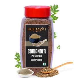 Horizon Foods Premium Ground Coriander Powder 200 Grams - Freshly Ground Coriander Seeds, Organic, Aromatic Spice for Cooking