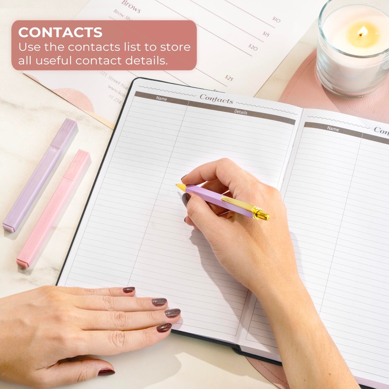 GoGirl Salon Appointment Book – Reservation Book for Beauty Salons,