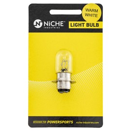 NICHE H6M Headlight Bulb For 1996-2016 Kawasaki Yamaha Rhino 660 450 Big Bear 400 350 Mule 610 600 Banshee 350