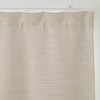 MUJI 84345937 Flame-retardant Blackout Double Weave Non Pleated Curtain, Beige,