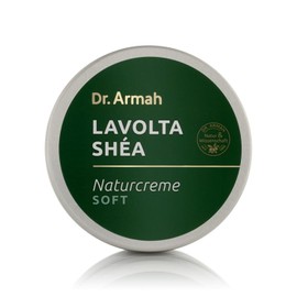 Dr. Armah - Lavolta Shéa - Natural Cream Soft - Skin Cream Made from 100% Shea Butter with Vitamin E for Intensive Moisture - Cream for Dry & Sensitive Skin - Ideal for Face and Body - 125 ml