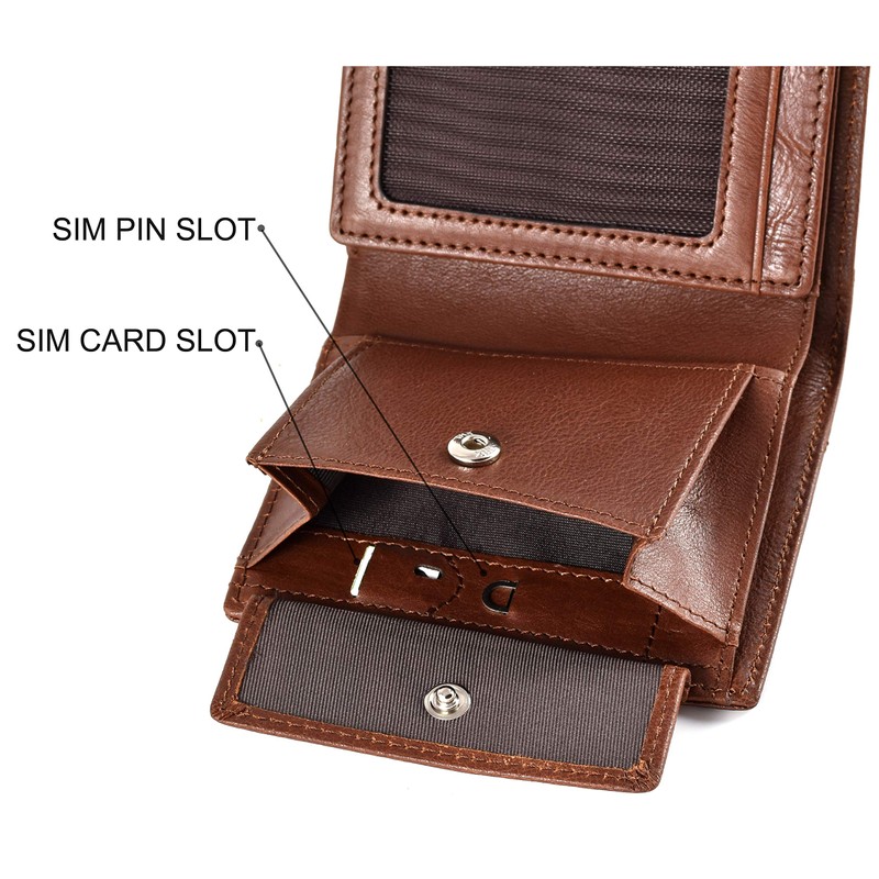 POCARDO Smart Men's Leather Wallet RFID Protection 4 Exclusive Leather