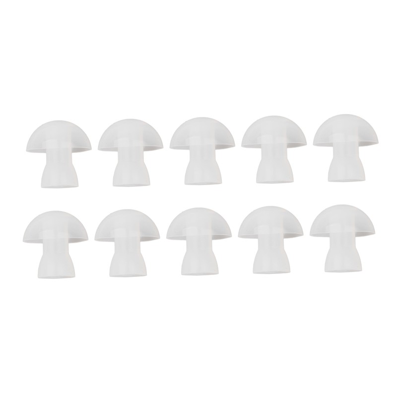 30pcs Hearing Amplifiers Eartips Soft Silicone White Accessories Replacement Earbud