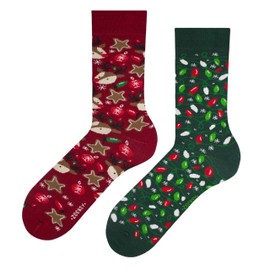 ZOOKSY - Funny Colourful Socks for Men and Women (1 Pair) I Crazy Motif Socks with Cotton I Funny Socks I Colourful Motif Sock, For the Christmas tree