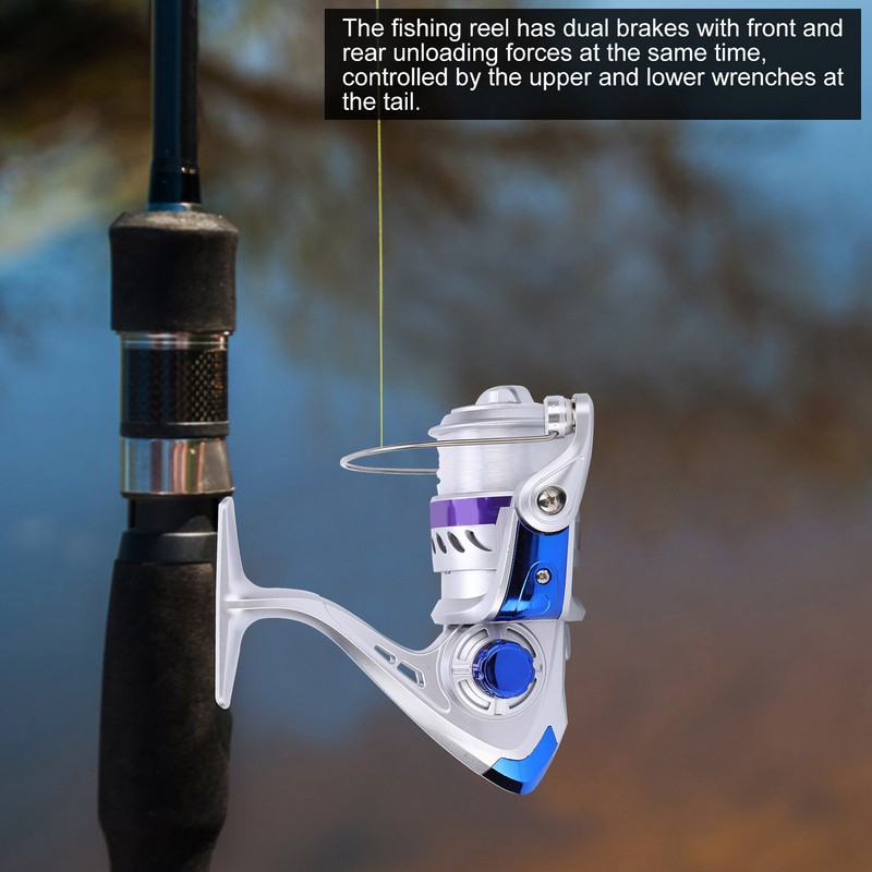 Portable Fishing Reel Casting Rods with Fish Wire Spinning Reel