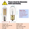 KAKEMONO Dimmable E17 LED Ceiling Fan Light Bulb 4W, 40W
