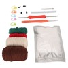 Hedgehogs Crochet Kit with Yarns Crochet Hook Stuffing DIY Learn