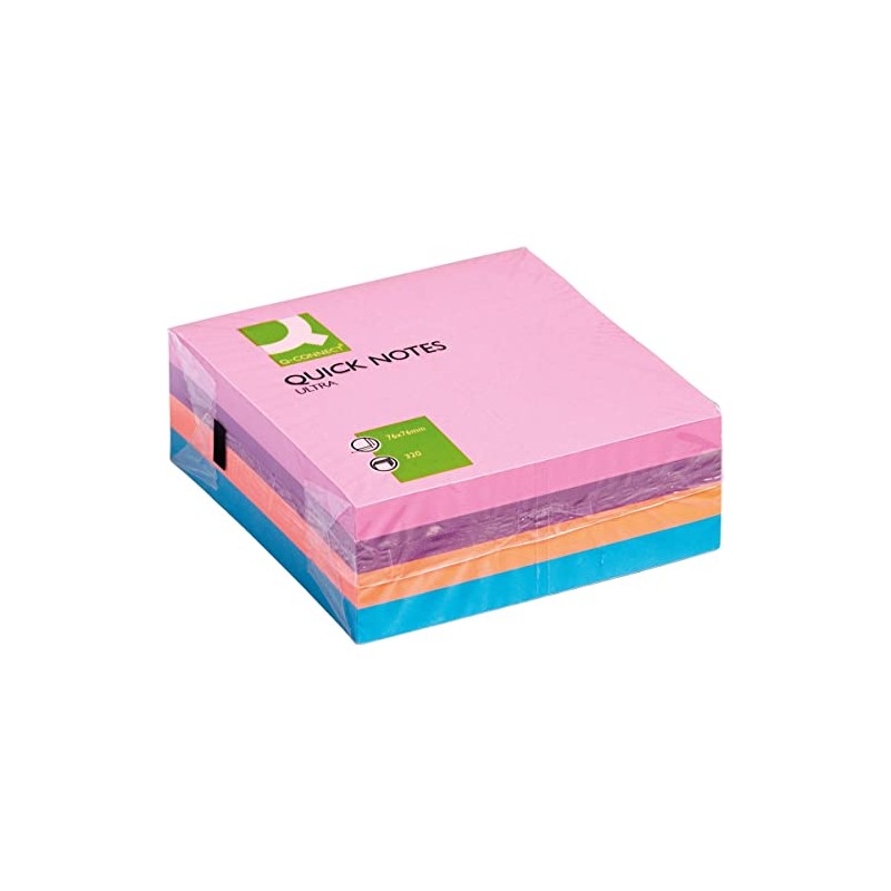 Q Connect KF02514 Post-it Notes Sticky Notes: Ultra 320 Sheet