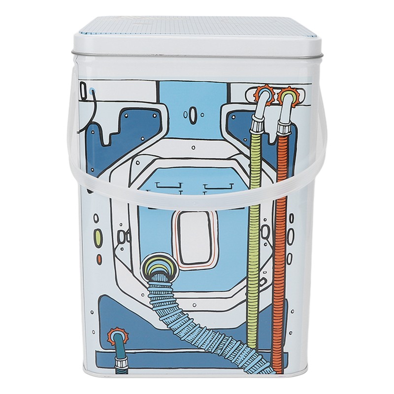 Laundry Powder Metal Box Large Capacity Metal Laundry Detergent Canister