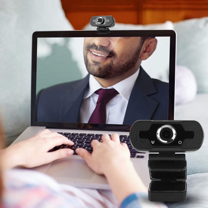 HD Webcam with Microphone, HD 1080P 2MP USB Webcam Desktop