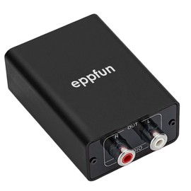 eppfun Bluetooth 5.4 Audio Receiver, Supports LE Audio/LDAC/APTX-Lossless Adaptive, 96K/24-bit Bluetooth Receiver, RCA Compatible, Wired Speakers, Car/Stereo Systems, etc