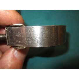 Wittek Vintage Wittek 1-15/16 thumbscrew tower hose clamp FB28 with lock wire holes