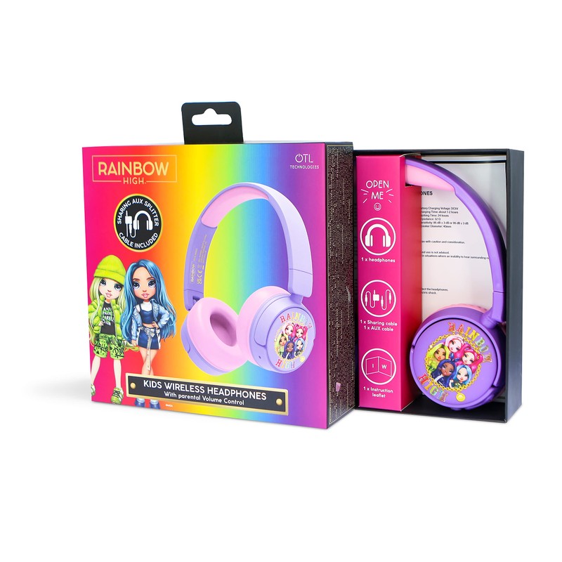 OTL Technologies - Children's Wireless Headphones - Rainbow High (RH0986)