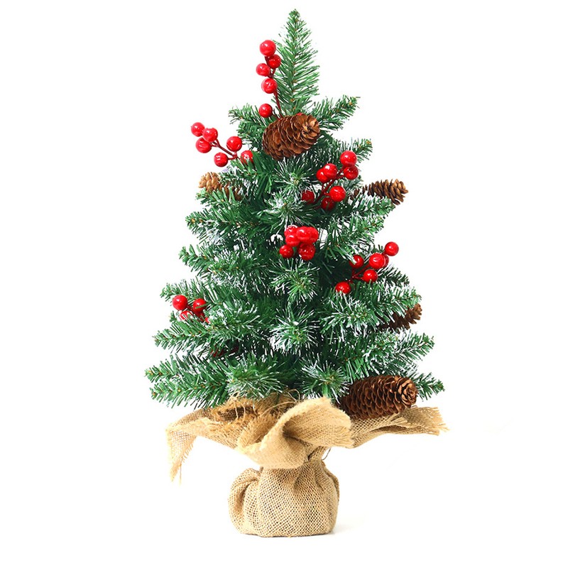 18 Inches Mini Christmas Trees Artificial Tabletop Christmas Tree with