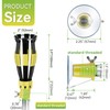 Dreyoo 2 Piece Set Light Bulb Changer, Standard Incandescent Bulb
