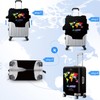 ANNA QUEEN Map Travel Luggage Cover Suitcase Protector Suitcase Anti-Scratch,Stretchable