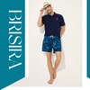 BRISIRA Mens Swim Trunks Bathing Suit 5 Inch Inseam Compression
